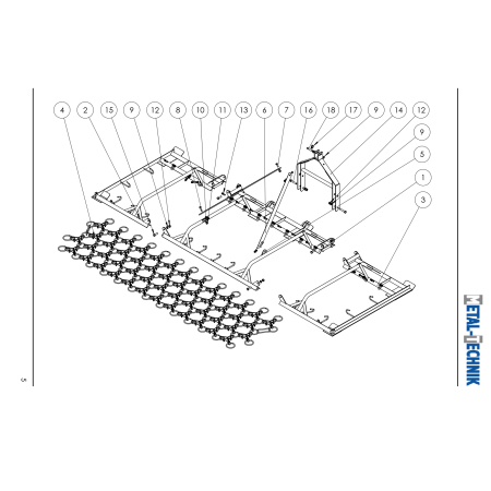 Katalog części zamiennych Włóka łąkowa lekka 4000-4